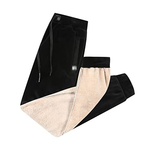 Pantalon hiver homme polaire contre le froid survêtement ample