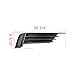 Anzios Left Right Lower Bumper Black Grille Compatible for Audi A3 S3 2013 2014 2015 2016 2017 w/o Fog Light Hole AU1038141 AU1039141