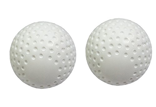 Image of SPRIDE Solid Plastic Turf Hockey Ball - White, Pack of 2