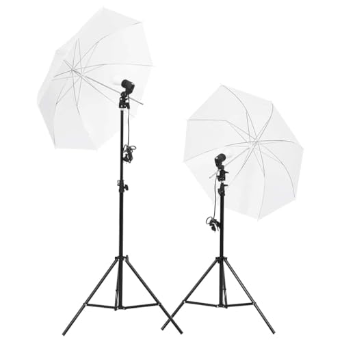 Kit de studio photo flash parapluie blanc et réflecteur 5 en 1