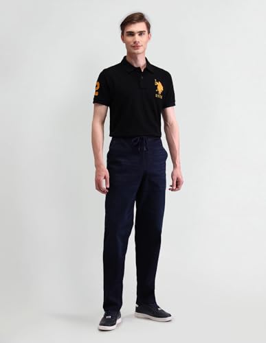 Image of U.S. POLO ASSN. Mens Dark Wash Jogger (UDJOGO0110 Blue 30)