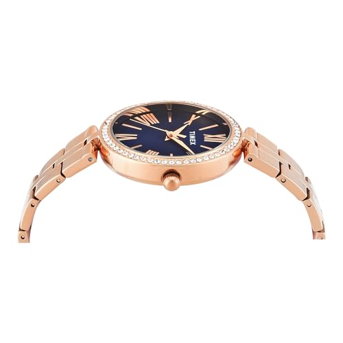 Image of TIMEX Blue Round Dial Analog Women's Watch - TWEL22503