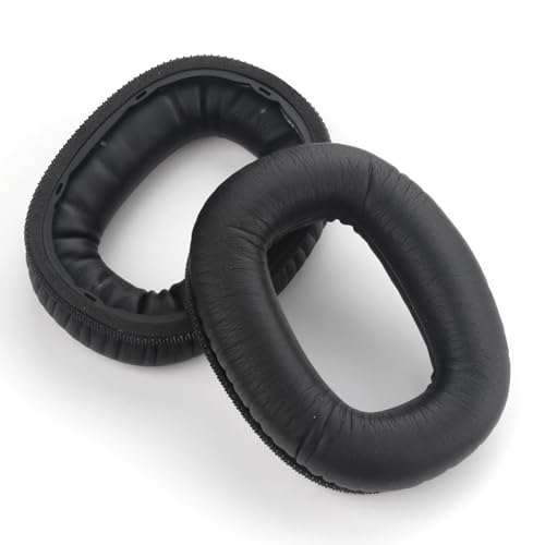 Cojines de repuesto para orejas compatibles con auriculares Marshall Monitor II activos con cancelación de ruido inalámbricos Bluetooth, cuero proteico suave, espuma viscoelástica de alta densidad, color negro miniatura 7