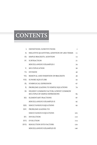 (OLD EDITION) Elementary Algebra For Schools