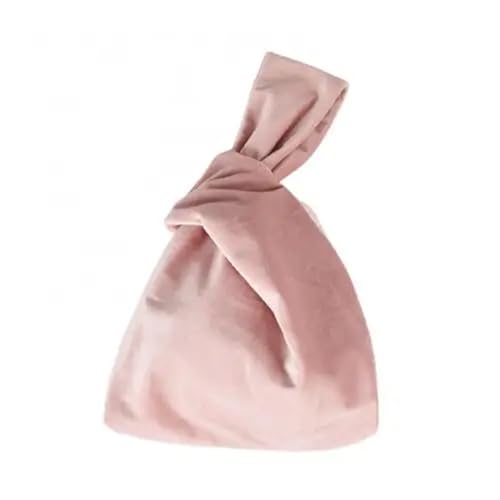 Nudo Bolsa De MuñEca Bolso de muñeca for mujer, bolso con nudo en la muñeca de terciopelo, Bolso pequeño, bolsa de almacenamiento for tarjetas en efectivo y maquillaje, bolso de compras, monedero for