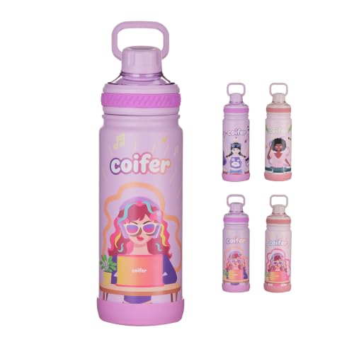 Coifer 22 oz Insulated Water Bottle with Handle - image 1