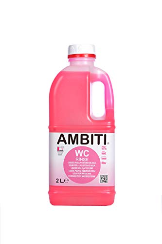 AMBITI- Rinse | Aditivo Cisterna WC | Desinfectante | Volumen 2 Litros | Fragancia Piña colada