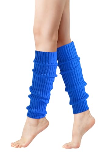 Image of Pleneal Leg Warmers for Women 80s Y2k, Ribbed Knit Long Socks LegWarmer