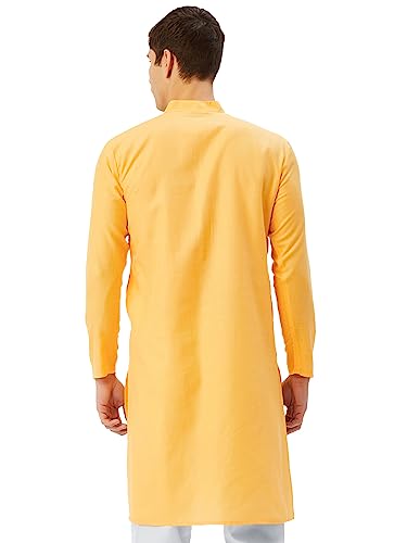 Image of Jompers Men's Cotton Regular Fit Solid Kurtas