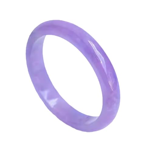 Bracelet en jade violet pour femme avec anneau rond de 60 mm de diamètre CCXXYGWJ