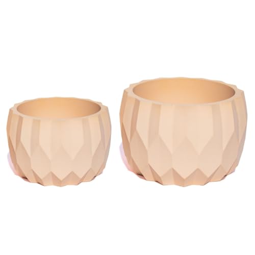 Vaso Decorativo Kit 2 Peças Vaso Losangos P E M Artesanal Palha