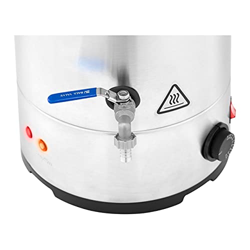 Royal Catering RCBM-30C Cuve De Fermentation Autorégulée Fermenteur ? Bi?re En Inox (30 l, 700/1 800/2 500 W, 30-110 °C, Acier inoxydable) - Image 5