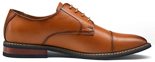 Jousen Men's Dress Cap Toe Wingtip Brogue Oxford Formal Shoes for Business and Derby Occasions3