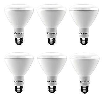 EcoSmart 65W Equivalent Day Light BR30 Dimmable LED Light Bulb (6-Pack)