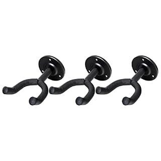 Classic Cantabile Stand Mural pour Guitares, noir 3 pièces - Les Beatles, Paul McCartney, John Lennon, RIngo Starr, George Harrison