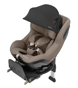 Maxi-Cosi Sonnenverdeck L für Autositz Pearl Slide Pro, Zubehör für Kindersitze, Stoff mit UPF 50+, Extragroßes Verdeck, Für komfortable Fahrten, Einfache Anbringung, Black