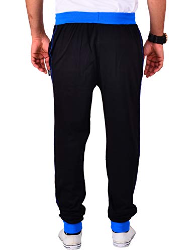 Image of VEGO Men's Black Cotton Track Pant