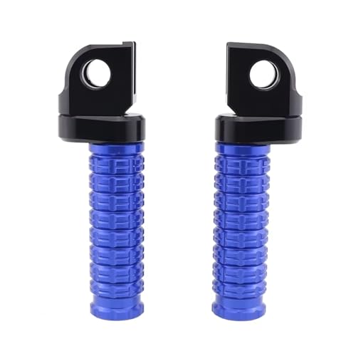 Cale pied moto bleu pour éviter les glissades sur Vitpilen 250