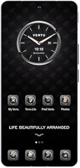 VERTU METAVERTU 2 Luxury Custom Made - V-Shaped 18K Gold with Diamonds Alligator Skin Web3 Ai Phone - Black (512, GB)