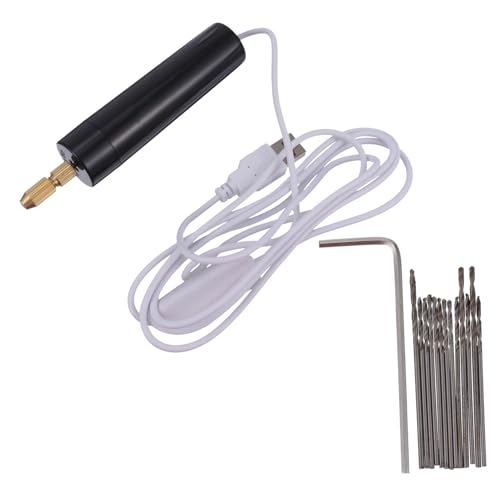 Generic 15 Pcs Cordless Mini Electric Drill Pen USB Charging Power Tool for Woodworking Engraving