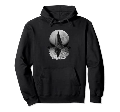 Midnight Sailing Nautisches Segel Pullover Hoodie