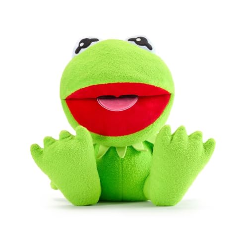 Disney Store Official Kermit Big Feet Plush - The Muppets Stuffed Animal with Embroidered Features, Big Eyes, Oversized Flipper Feet- 10' The Muppet...