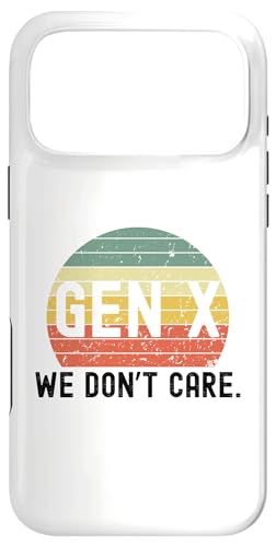 Gen X we don't care �ʔ����W�F�l���[�V����X�W���[�N���g���T���Z�b�g �X�}�z�P�[�X iPhone 17 Pro Max �p