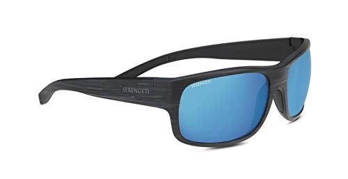 Serengeti Bergamo Matte Stripped Gray Phd 2.0 Polarized 555Nm Blue Bergamo Matte Stripped Gray Phd 2.0 Polarized 555Nm Blue, Gray, PhD 2.0 Polarized 555nm Blue, One Size