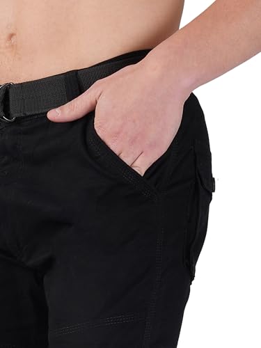 Image of Urban Legends Cargos for Men || Men's Cotton Regular Fit Cargo Joggers with 6 Pockets || Casual Pants || (UL-1R9)