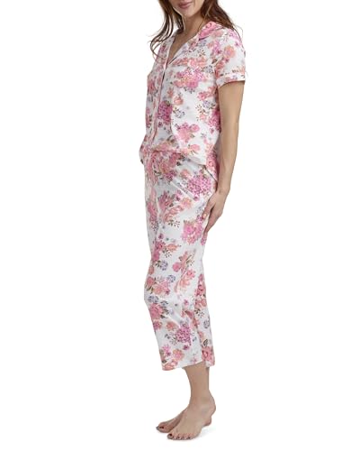 Image of Karen Neuburger Women's Short Sleeve Girlfriend Capri Pajama Set