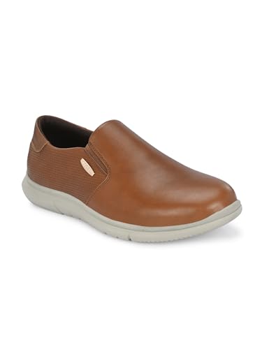 Image of egoss Platinum Premium Genuine Leather Sneaker Casual Shoes for Men, Durable, Comfortable & Versatile Design, Ideal for Work, Events & Everyday Wear