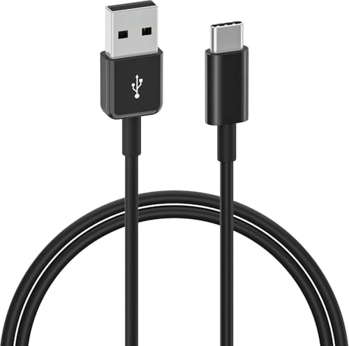 100FIT 3A Fast Charging 1m Type C Cable for Smartphones, Tablets & other Type C devices, 480Mbps Data Sync, Quick Charge 3.0 (Black)