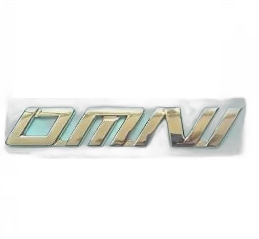 Image of Car Emblem Monogram Logo Badge Decals Sticker Full Chrome Plastic for (Omni)
