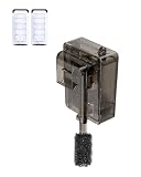 minilake Fish Filters for Aquariums, Small Fish Tank Filter for 5 Gallon with Adjustable Flow, 3-Stage Filtration for Freshwater & Saltwater