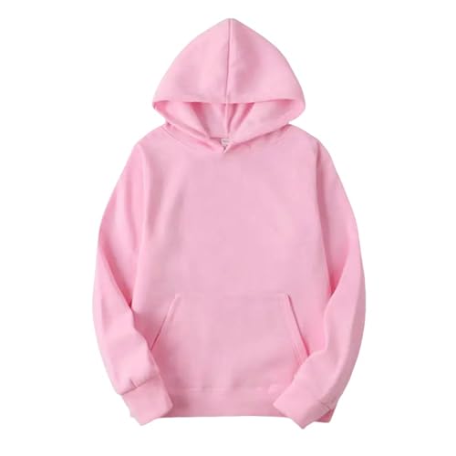 ZSHDTKWB Sudadera de Mujer Pullover Masculino Capucha Mayorista Masculina Sublimación Sudadera Negra Capucha Masculina-Rosa-XXXL