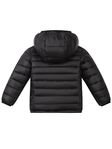 HILEELANG Unisex Kids Winter Normal Length & Mid Length Warm Puffer Outer Wear Coat3