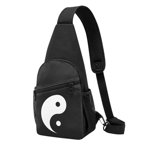Tai Chi Yin Yang，Fashion One-Shoulder Bag，Anti-Theft Crossbody Shoulder Chest Bag