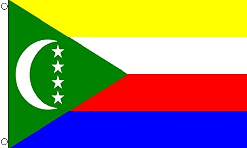 Flagtex Comoros Flag Large 8ft x 5ft (240cm x 150cm)