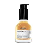 L’Oréal Professionnel, Aceite Concentrado Metal Detox, Anti-Rotura, Cabello Seco, Apagado, Dañado o Teñido, Protector Térmico, Fibra Más Fuerte y Nutrida, Mantén tu Color, 50 ml