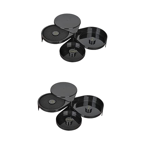 Unomor Bartender Margarita Salt Box 3 Layered Bar Salt Box Cocktail Salt Rim Box for Cocktails Juices