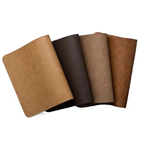 Set de table en cuir solide et imperméable marron café résistant à la chaleur pour bol - 2