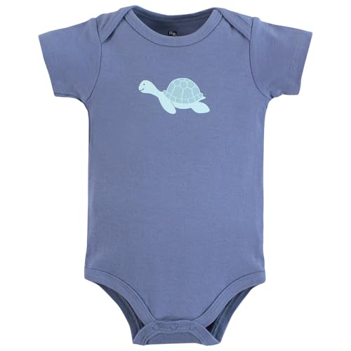 Image of Hudson Baby Unisex Baby Cotton Bodysuits 5-pack