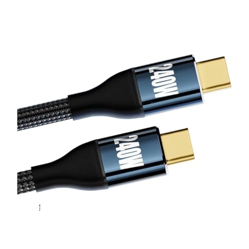 5A 240W PD Type C to USpB C Charrger Cable for MaicBook Pro Elbow PD3.1 140W 100W QC4.0 High-Speed Charging Support Data Wire for Sangsiung