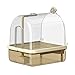 Automatic Bird Bath, Large Bird Shower Circulating Water Large Parrot Bathtub Fountain, for Pet Bird Low Noise Parrot Bathtub Electric Cockatiel Bathing Pool for Lovebird