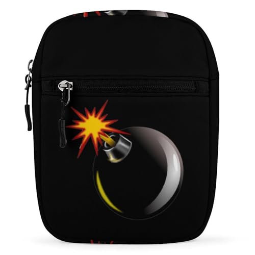 Bomb Exploded Mini Crossbody Bag Anti-Theft Side Shoulder Bags Messenger Bag Unisex