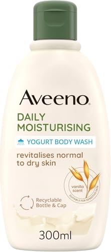 Aveeno Daily Moisturising Yogurt Body Wash for Sensitive Skin (1 x 300ml)