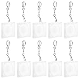 Design unique : ce porte-clés mini-cd combine un élégant boîtier CD transparent avec un porte-clés fonctionnel, vous permettant d'afficher vos pochettes d'album préférées