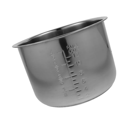 VALICLUD Olla Interior de Acero Inoxidable Arrocera Revestimiento Multiuso con Doble Grueso y Recambio Práctico para Cocina y Profesional