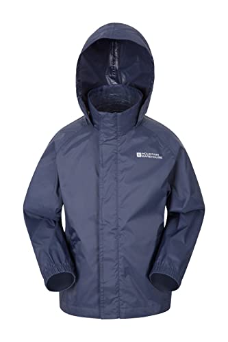 Mountain Warehouse Kids Waterproof Pakka Jacket - Adjustable Hood Dark Blue 5-6 Years #TOP11