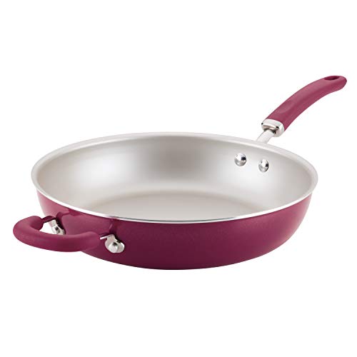 Rachael Ray Create Delicious Deep Nonstick Frying Pan / Fry Pan / Skillet  - Detailed View
